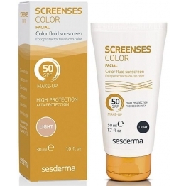 Screenses color fluid SPF 50 light- Солнцезащитное средство с СФП-50 Лайт 50 мл